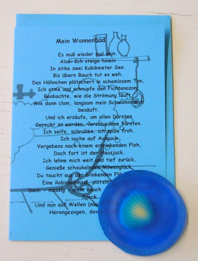 Seife und Gedicht 2